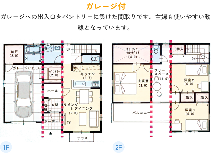 ガレージ付